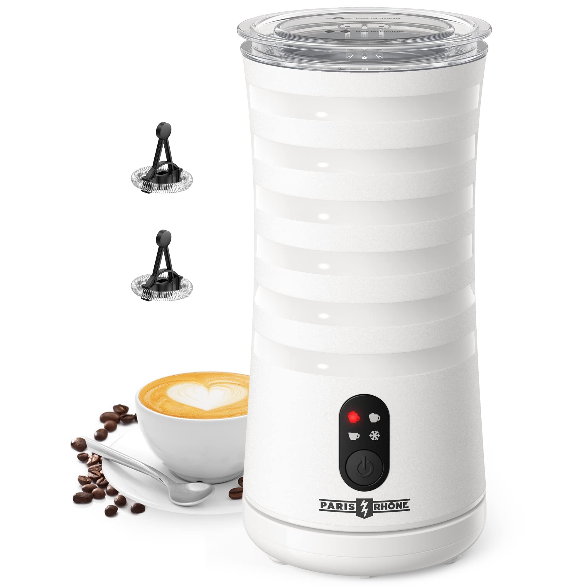 Amazon.com: Milk Frother, PARIS RHÔNE 4-in-1 Automatic Coffee